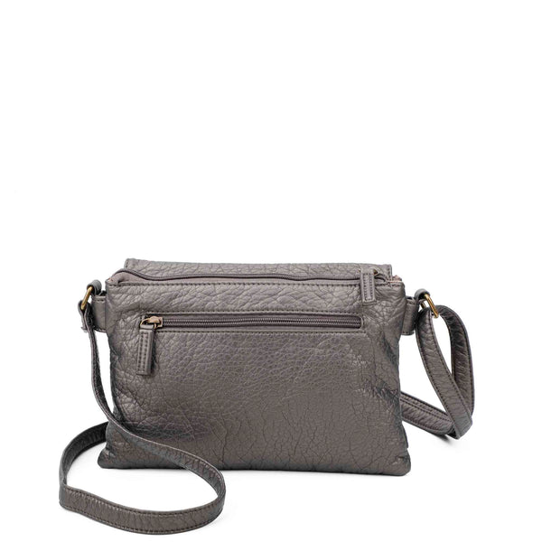 Paige Crossbody Dark Silver Ampere Creations
