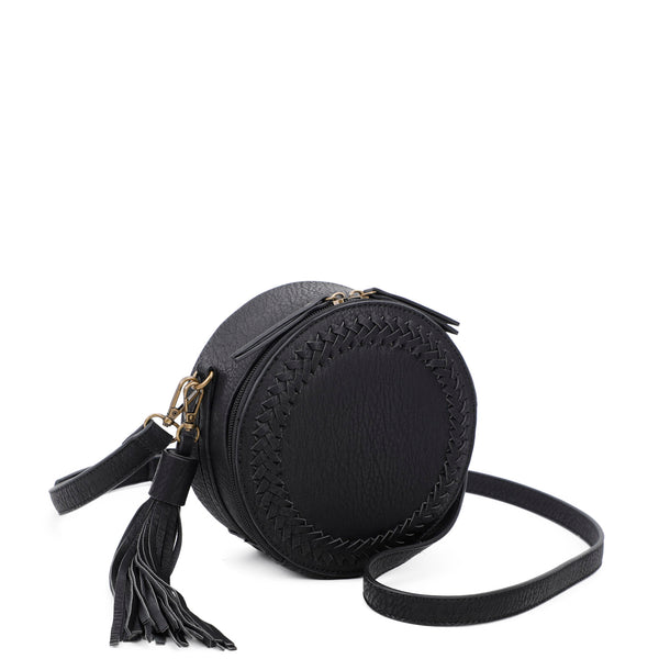 最も完璧な Suzie Round Creations Ampere – Black - Crossbody 小物