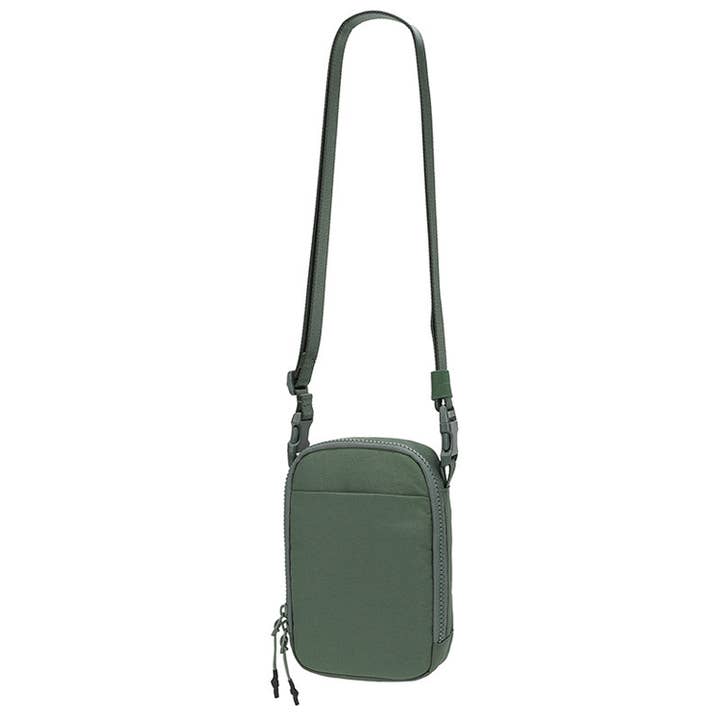 Clara Alternative Nylon Vertical Travel Size Sling Belt Bag