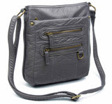 The Willa Crossbody - Dark Silver