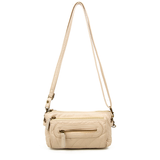 The Anita Three Way Crossbody Wristlet - Taupe