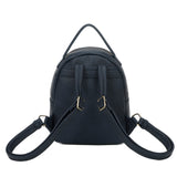 Sirena Sustainable Vegan Leather Simply and Modern Backpack - Navy Blue