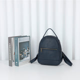 Sirena Sustainable Vegan Leather Simply and Modern Backpack - Navy Blue