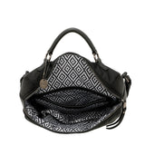Molly Sustainable Nylon Fashionable Puffer Convertible Bag - Black