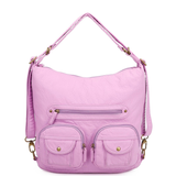 Convertible Crossbody Backpack - Light Purple