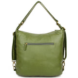 Convertible Soft Vegan Leather 3 in 1 Crossbody Backpack Bag