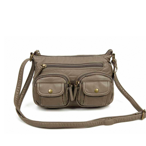 The Bethany Crossbody - Dark Grey