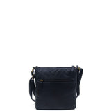 The Camile Three Zip Crossbody - Black