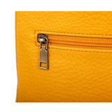 Zara Vegan Leather Multi Interchangeable Strap Crossbody - Mustard