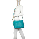 Christina Crossbody Vegan Leather Bag - Black