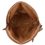 Hailey's Large Half Circle Nylon Bum Fanny Bag - Caramel