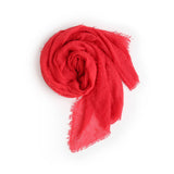 Lauren's Cotton Blended Scarf - Red