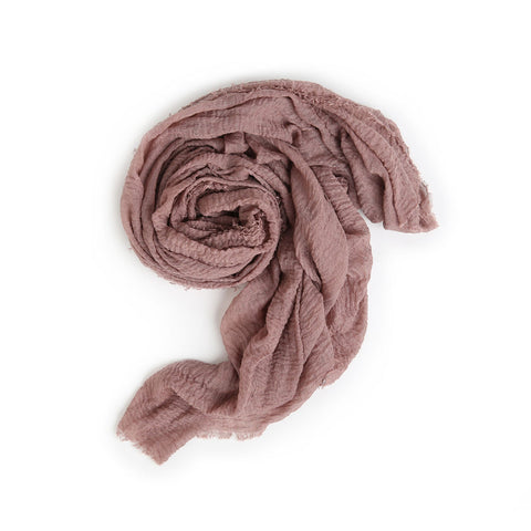 Lauren's Cotton Blended Scarf - Taupe