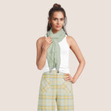 Lauren's Cotton Blended Scarf - Seafoam Green