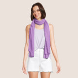 Angela's Faux Pashmina Accordion Scarf - Lilac