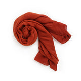 Angela's Faux Pashmina Accordion Scarf - Scarlet