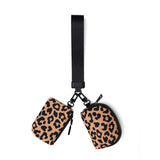 Marisa Alternative Nylon Dual Pouch Wristlet Strap Wallet