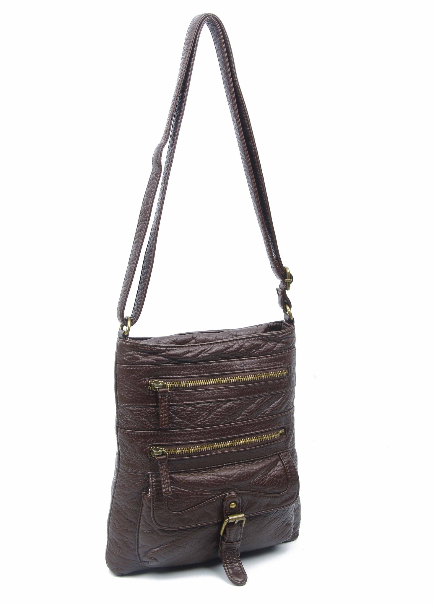 The Danni Crossbody - Chocolate Brown – Ampere Creations