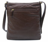 The Danni Crossbody - Chocolate Brown - Ampere Creations
