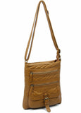 The Danni Crossbody - Light Brown - Ampere Creations