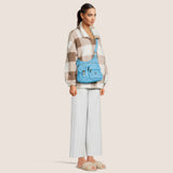 The Aria Crossbody - Serenity Blue