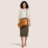 Carrie Tote with additional mini bag - Cognac