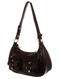 Saddie Satchel - Chocolate Brown