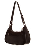 Saddie Satchel - Chocolate Brown