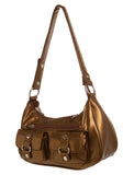 Saddie Satchel - Gold Brown