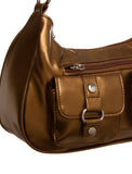 Saddie Satchel - Gold Brown