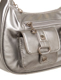 Saddie Satchel - Silver