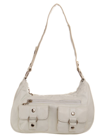 Saddie Satchel - White