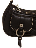 Nikki Western Mini Satchel - Black