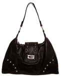 Lilabeth G Inspired Shoulder Hobo Bag - Black