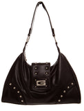 Lilabeth G Inspired Shoulder Hobo Bag - Chocolate Brown