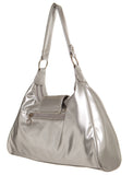 Lilabeth G Inspired Shoulder Hobo Bag - Silver