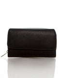 Zip Around Continental Wallet - Black - Ampere Creations