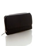 Zip Around Continental Wallet - Black - Ampere Creations