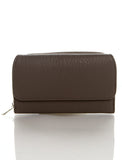 Zip Around Continental Wallet - Dark Silver - Ampere Creations