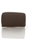 Zip Around Continental Wallet - Dark Silver - Ampere Creations
