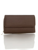 Zip Around Continental Wallet - Grey - Ampere Creations