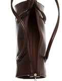 Fiona's Classic Barrel Bag - Dark Brown