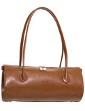 Fiona's Classic Barrel Bag - Honey Brown
