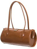 Fiona's Classic Barrel Bag - Honey Brown