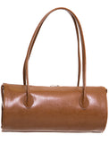 Fiona's Classic Barrel Bag - Honey Brown