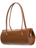 Fiona's Classic Barrel Bag - Honey Brown