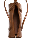 Fiona's Classic Barrel Bag - Honey Brown