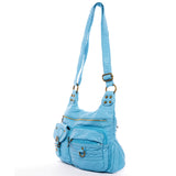 The Aria Crossbody - Serenity Blue - Ampere Creations