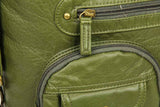 Convertible Crossbody Backpack - Army Green - Ampere Creations