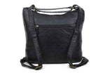 Convertible Crossbody Backpack - Black - Ampere Creations
